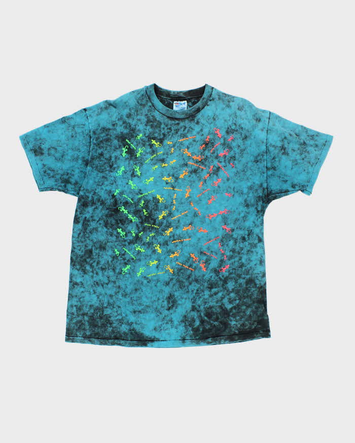 Vintage 1990s Hanes Beefy Single Stitch Tie-Dye Crewneck T-Shirt - XL