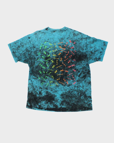 Vintage 1990s Hanes Beefy Single Stitch Tie-Dye Crewneck T-Shirt - XL