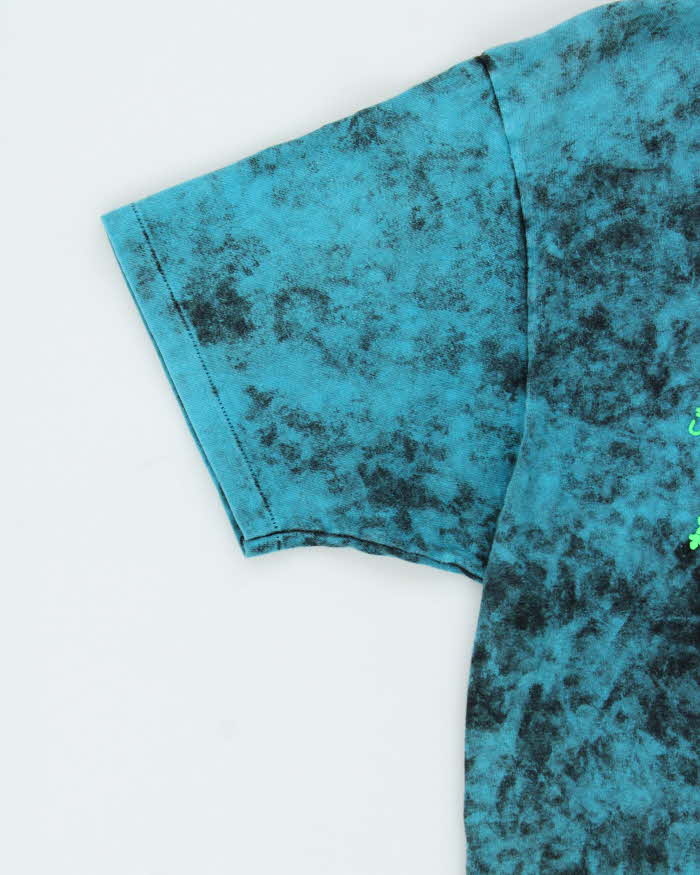 Vintage 1990s Hanes Beefy Single Stitch Tie-Dye Crewneck T-Shirt - XL