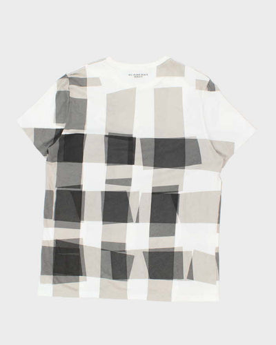 Vintage Burberry Brit Graphic Print Crewneck T-Shirt - XL