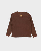 Vintage 2005 Brooklyn Mint Biggie Smalls Notorious Graphic Long Sleeve Waffle Knit T-Shirt -L