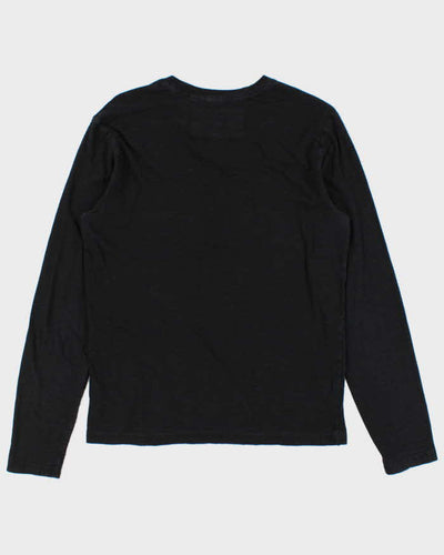 Vintage Y2K 00s Guess Jeans V-Neck Long Sleeve T-Shirt - M