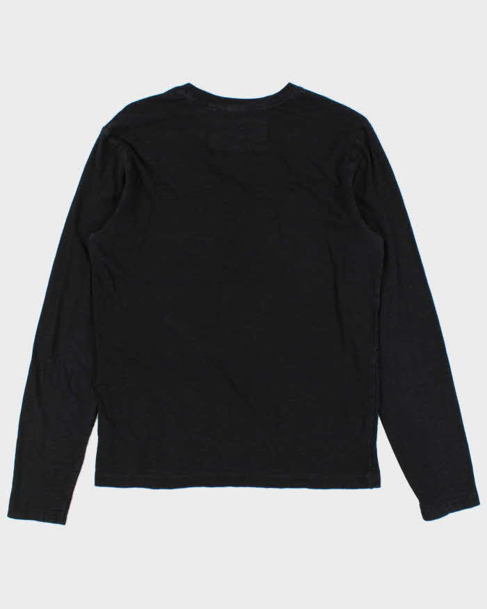 Vintage Y2K 00s Guess Jeans V-Neck Long Sleeve T-Shirt - M