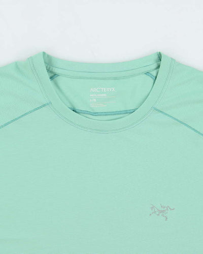 Vintage Arc'teryx Motus Mint Green Crewneck Long Sleeve T-Shirt - L