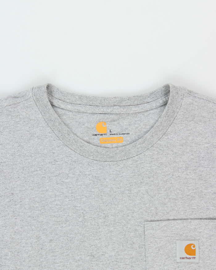 Vintage Carhartt Grey Long Sleeve T-shirt - L