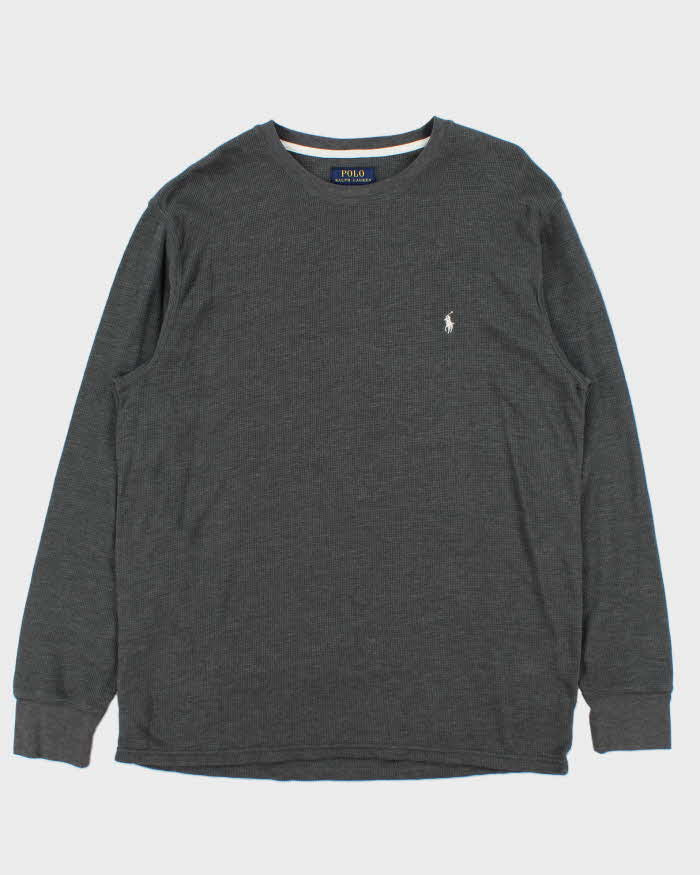 Vintage Ralph Lauren Waffle Long Sleeve T-shirt - XL