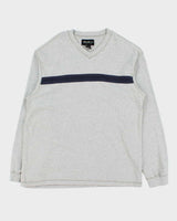 Vintage Eddie Bauer V-neck Long Sleeve T-shirt - M
