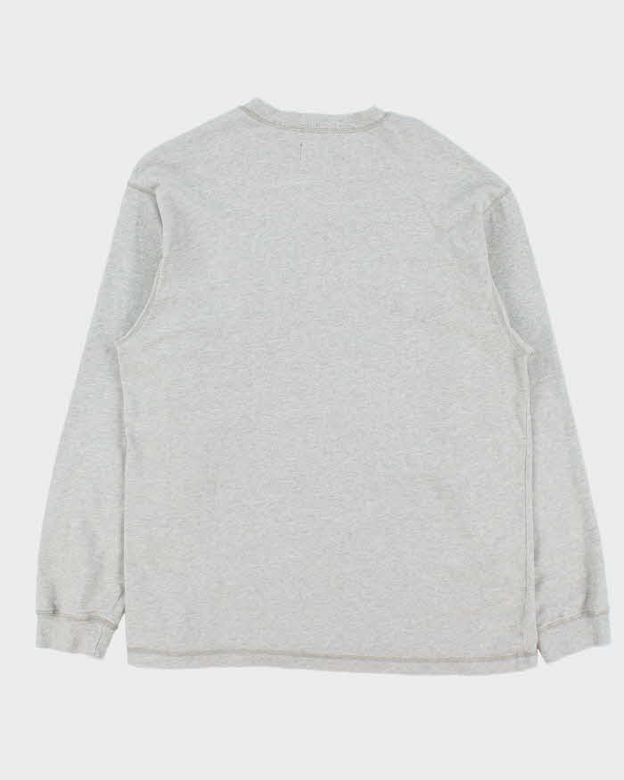 Vintage Eddie Bauer V-neck Long Sleeve T-shirt - M