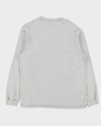 Vintage Eddie Bauer V-neck Long Sleeve T-shirt - M