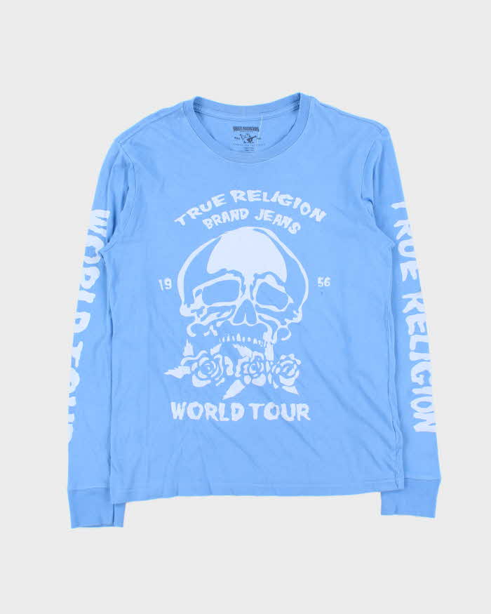 Vintage Y2K 00s World Tour Graphic Long Sleeve T-Shirt - L
