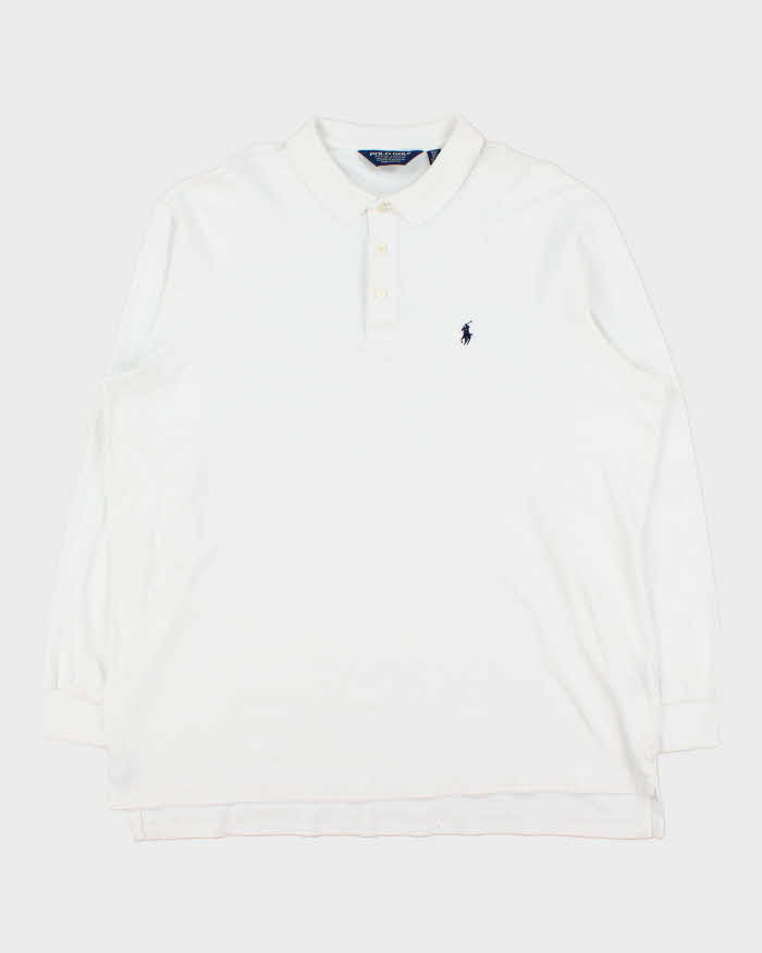 Vintage 00s Polo Golf Ralph Lauren Pima Cotton Long Sleeve Polo - XL