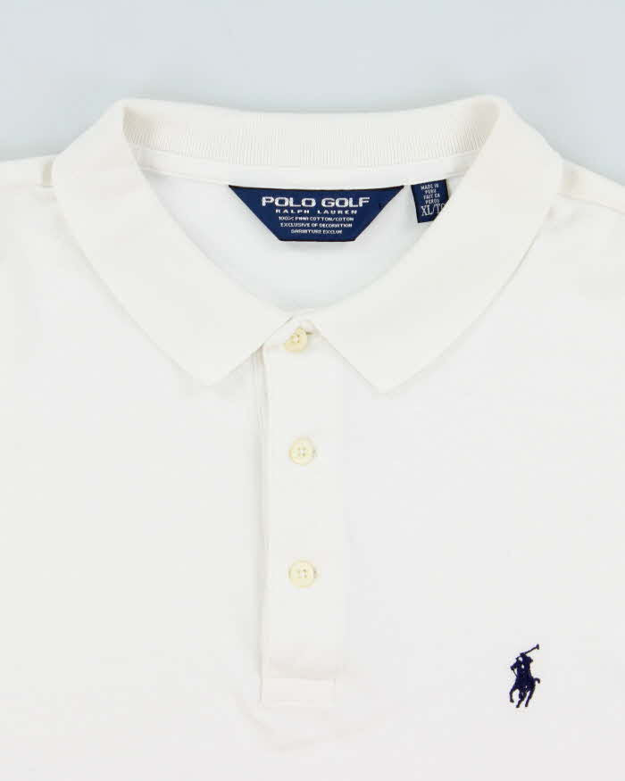 Vintage 00s Polo Golf Ralph Lauren Pima Cotton Long Sleeve Polo - XL