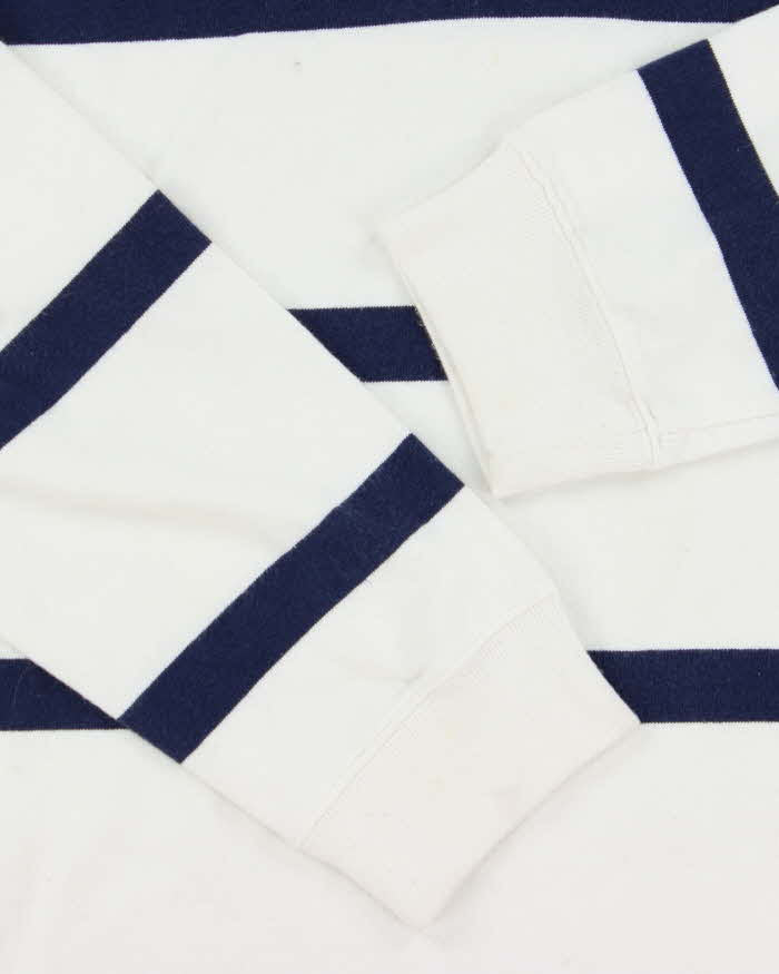 Vintage Polo Ralph Lauren Striped Custom Slim Fit Rugby Shirt - XL