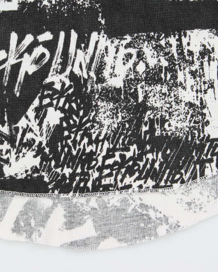 Vintage Y2K 00s Ecko UNTLD Graphic Long Sleeve Waffle T-Shirt - XL