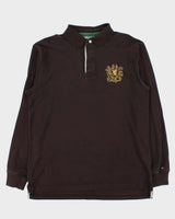 Vintage Y2K 00s Tommy Hilfiger Crest Long Sleeve Rugby Shirt - XL