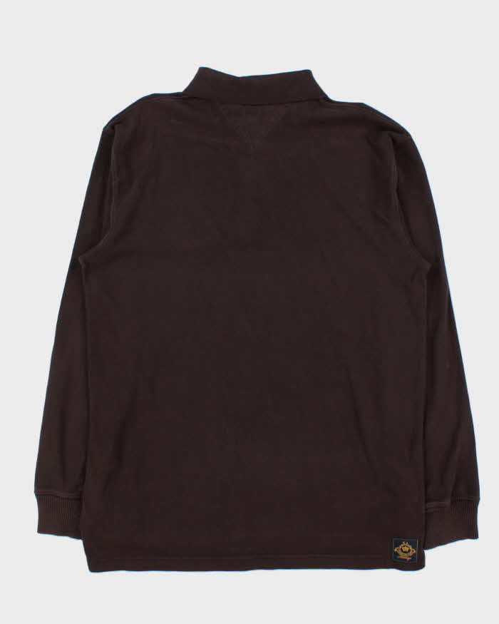 Vintage Y2K 00s Tommy Hilfiger Crest Long Sleeve Rugby Shirt - XL