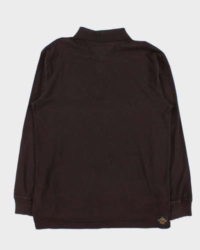 Vintage Y2K 00s Tommy Hilfiger Crest Long Sleeve Rugby Shirt - XL