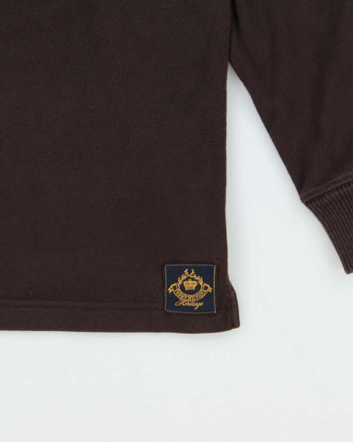 Vintage Y2K 00s Tommy Hilfiger Crest Long Sleeve Rugby Shirt - XL
