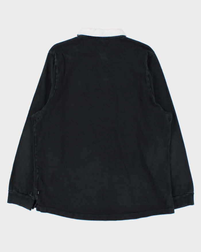 Vintage Nike SB Crest Long Sleeve Rugby Shirt - XL