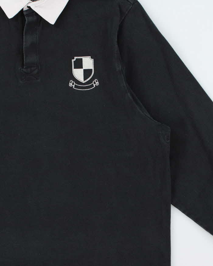 Vintage Nike SB Crest Long Sleeve Rugby Shirt - XL