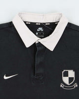 Vintage Nike SB Crest Long Sleeve Rugby Shirt - XL