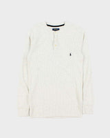 Vintage Polo Ralph Lauren Long Sleeve Waffle Henley T-Shirt - S