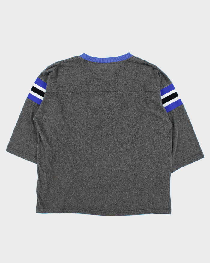 Vintage 1990s Adidas Originals Embroidered Trefoil 3/4 Sleeve T-Shirt - XL