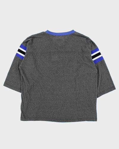 Vintage 1990s Adidas Originals Embroidered Trefoil 3/4 Sleeve T-Shirt - XL