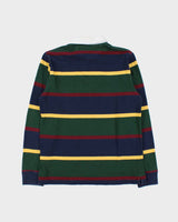 Vintage Polo Ralph Lauren Striped Long Sleeve Rugby Shirt - S