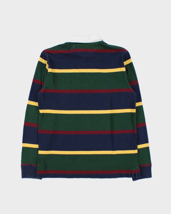 Vintage Polo Ralph Lauren Striped Long Sleeve Rugby Shirt - S