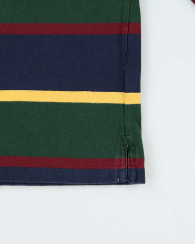 Vintage Polo Ralph Lauren Striped Long Sleeve Rugby Shirt - S