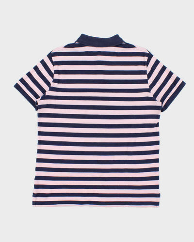 Vintage Polo Ralph Lauren Striped Custom Slim Fit Polo Shirt - L