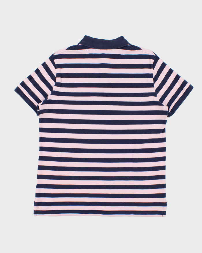 Vintage Polo Ralph Lauren Striped Custom Slim Fit Polo Shirt - L