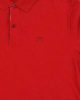 Vintage Burberry Nova Check Detailed Short Sleeve Polo Shirt - XXL