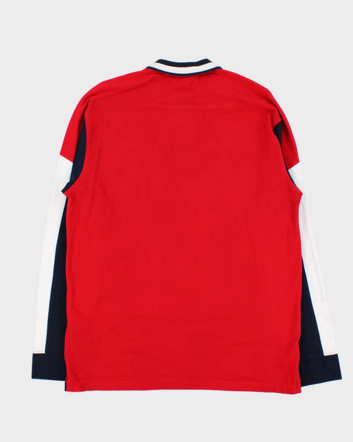 Vintage 00s Aston Martin Racing By Hackett Long Sleeve Polo Shirt - XL