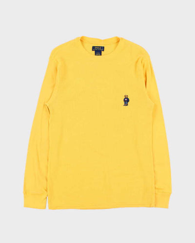 Vintage Ralph Lauren Polo Bear Long Sleeve Waffle T-Shirt  - M