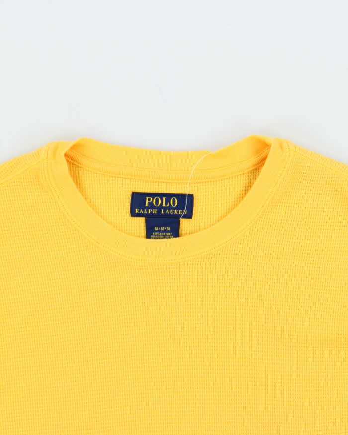 Vintage Ralph Lauren Polo Bear Long Sleeve Waffle T-Shirt  - M