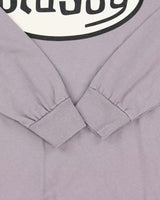 Vintage Stussy Violet Oval Logo Long Sleeve T-Shirt - M