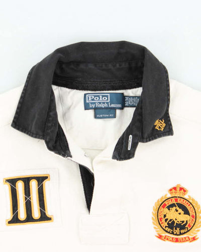 Vintage Y2K 00s Polo Ralph Lauren Snow Cup Long Sleeve Rugby Shirt - M