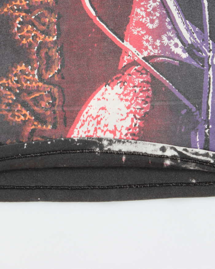 Vintage 1980s Stedman Janis Joplin Mosquitohead Tie-Dye Long Sleeve Single Stitch T-Shirt - L