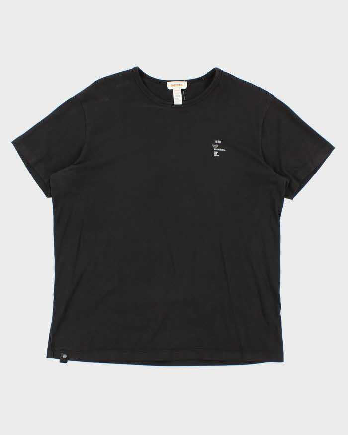 Vintage Y2K 00s Diesel Contrast Stitch Crewneck T-Shirt - XXL