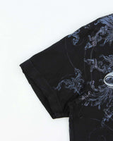 Vintage Y2K 00s Affliction Gothic Distressed Hem Crewneck T-Shirt - M