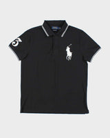 Vintage Polo Ralph Lauren Large Pony Polycotton Short Sleeve Polo Shirt - M