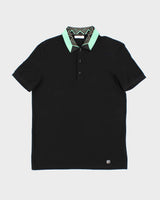 SS2018 Versace Collection Pique Collar Short Sleeve Polo Shirt - M