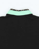 SS2018 Versace Collection Pique Collar Short Sleeve Polo Shirt - M