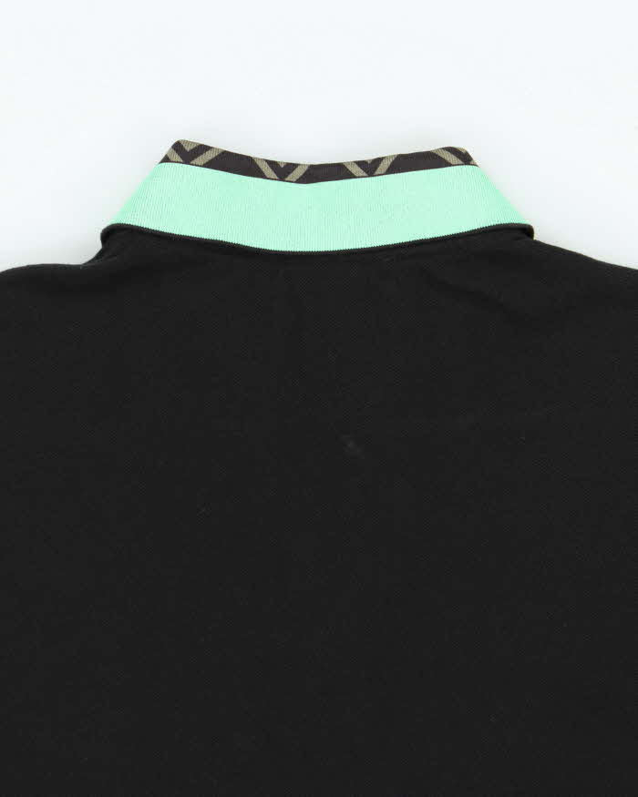 SS2018 Versace Collection Pique Collar Short Sleeve Polo Shirt - M