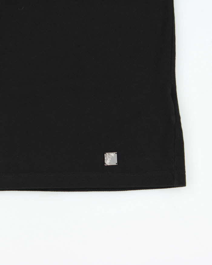 SS2018 Versace Collection Pique Collar Short Sleeve Polo Shirt - M