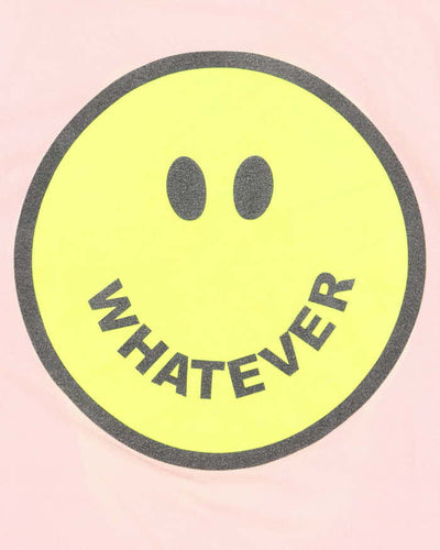 FW2016 Supreme Whatever Logo Baby Pink Crewneck T-Shirt - M