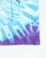 Vintage 1990 Grateful Dead 'PowderMan' Tie-Dye Single Stitch Crewneck T-Shirt - L