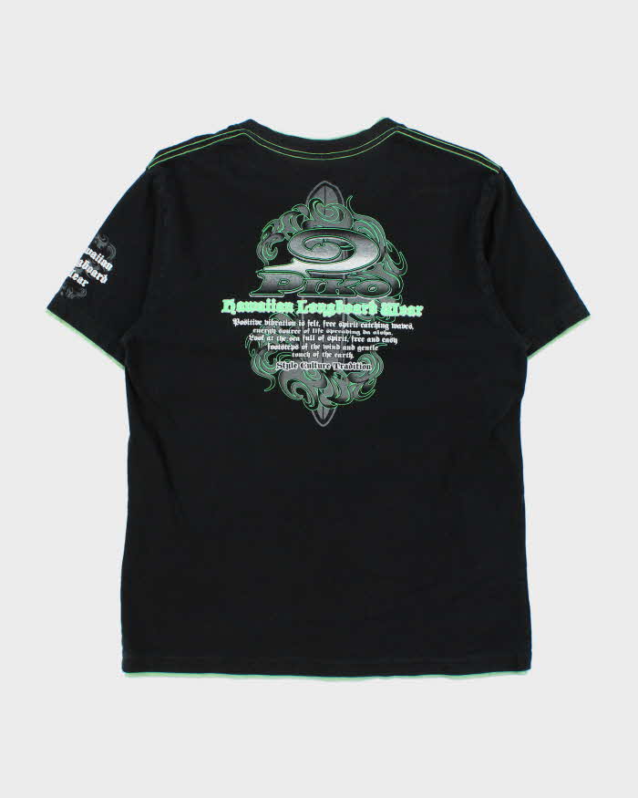 Vintage Y2K 00s Piko Graphic Double Layer T-Shirt - L